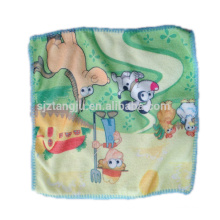 Дешевые Подгонянные материал из микрофибры дети полотенце мультфильм печатных полотенце, полотенце для детей